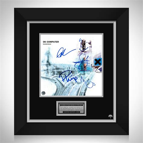 Radiohead - OK Computer LP Cover Limited Signature Edition Custom Frame ...