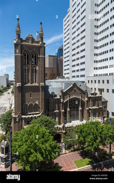 First United Methodist Church Main Street Houston Texas Stock Photo: 61770304 - Alamy