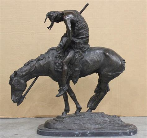 Sold at Auction: James Earle Fraser, J.E. Fraser "End of The Trail" Bronze Statue