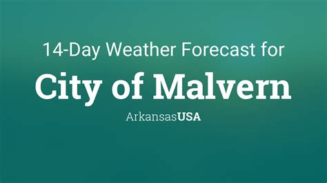 City of Malvern, Arkansas, USA 14 day weather forecast