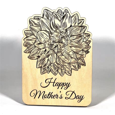 Personalized Mother's Day Greeting Card – Glowforge Shop