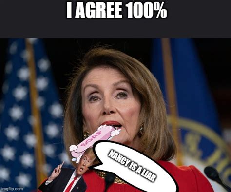 Nancy is a HUGH LIAR. - Imgflip