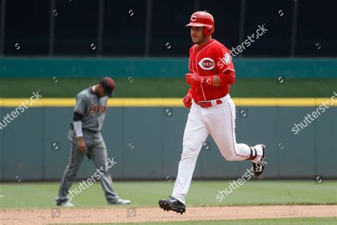 Cincinnati Reds Eugenio Suarez Runs Bases Editorial Stock Photo - Stock ...