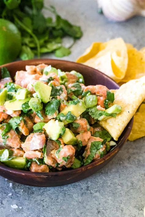 Salmon Ceviche - The Seaside Baker