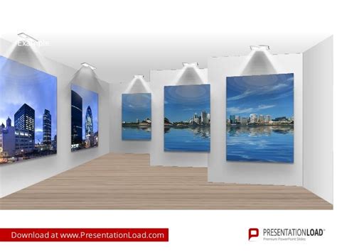 PowerPoint Image Layouts - Art Gallery Template