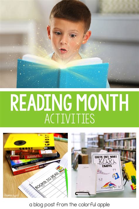 Reading Month Activities - The Colorful Apple | Fun reading activities ...