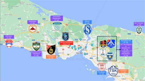 [OC] The 25 (!) professional football clubs of Istanbul. : r/soccer