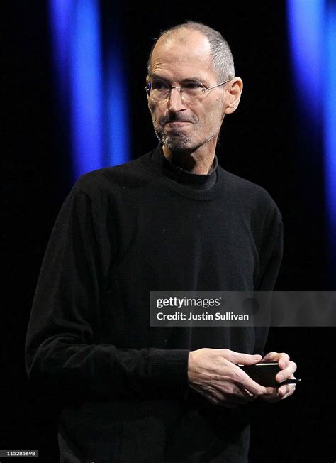 Apple CEO Steve Jobs delivers the keynote address at the 2011 Apple... News Photo - Getty Images