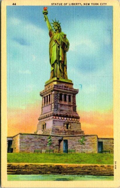 Postcard Statue Of Liberty New York City | eBay