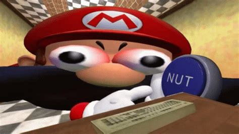 Super Mario Pressing Nut GIF | GIFDB.com