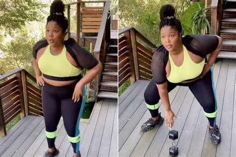 Lizzo slams body shamers in workout TikTok: 'I am beautiful'