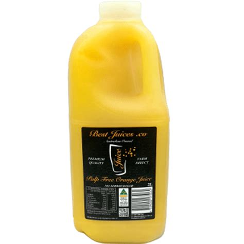 Pulp Free Orange Juice – Best Juices Co