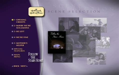 Follow the Stars Home (2001) - DVD Movie Menus