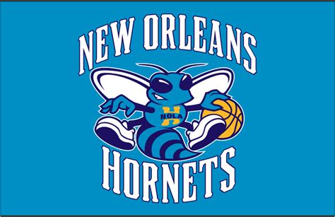 New Orleans Hornets Primary Dark Logo - National Basketball Association (NBA) - Chris Creamer's ...