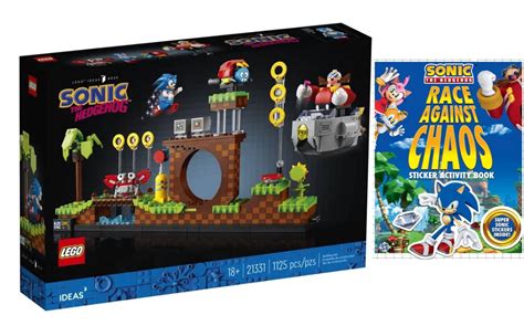 Lego Sonic The Hedgehog Green Hill Zone (21331) w/ Sonic Sticker Activity Book: Buy Online in ...