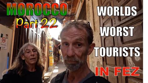 HASSLE IN FEZ~oldest synagogue in MOROCCO part 22~ROYAL ENFIELD HIMALAYAN~SINNIS TERRAIN 125 ...