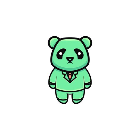 cute panda logo design 5462906 Vector Art at Vecteezy