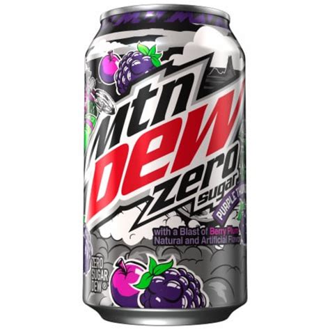 Mountain Dew Purple Thunder Zero Sugar Soda Cans, 12 pk / 12 oz - Fry’s Food Stores