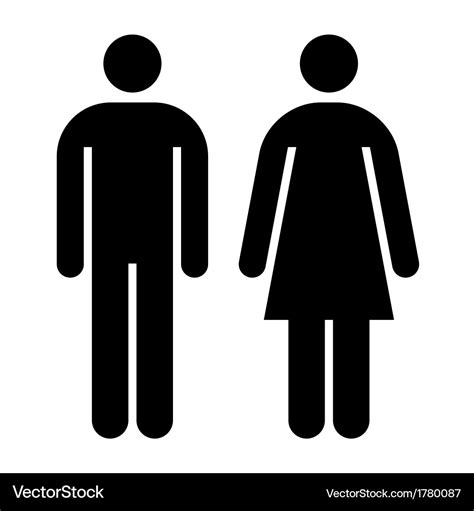 Male female sign Royalty Free Vector Image - VectorStock