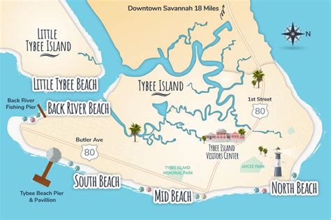 Tybee Island Beaches | VisitTybee.com | Tybee island beach, Tybee ...