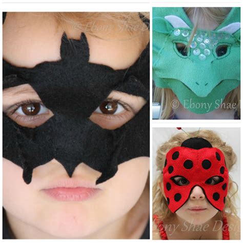 Awesome Mask Patterns - perfect to complete a Halloween Costume ...