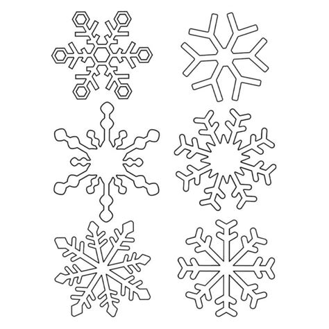 Free Printable Snowflake Template Pdf - Printables Template Free