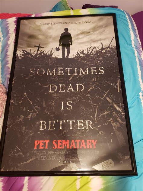 Real Pet Sematary 2019 Poster (Double Sided) | Wendigo's Pet Sematary Amino