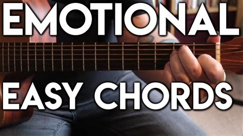 Emotional Sad Chords On Guitar (In e minor - EASY TO PLAY 2 finger chords!) - Guitar Academies