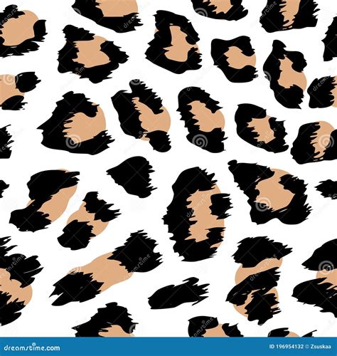 Leopard Spots Seamless Pattern On Pink Background. Yellow-orange Animal ...