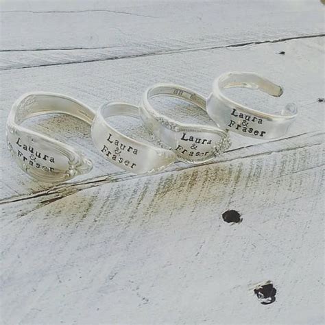 Silver Napkin Rings Napkin Rings Silverware Rings | Silver napkin rings ...