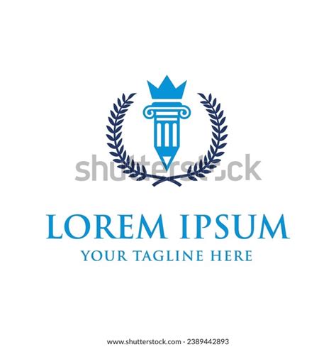 Law Logo Designs University Academy Vector Stock Vector (Royalty Free ...