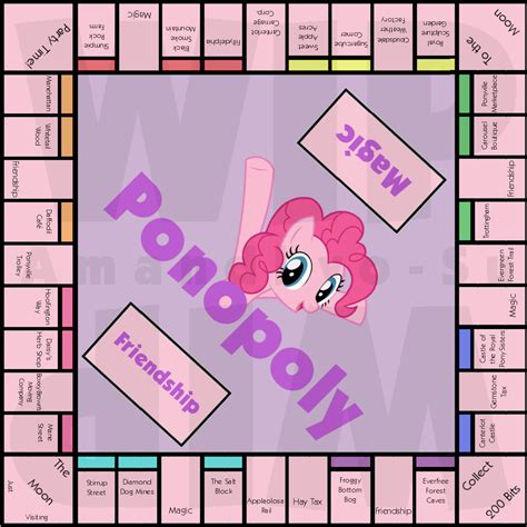 Pony Monopoly by Amandkyo-Su.deviantart.com on @deviantART | New game!, Monopoly chance cards ...