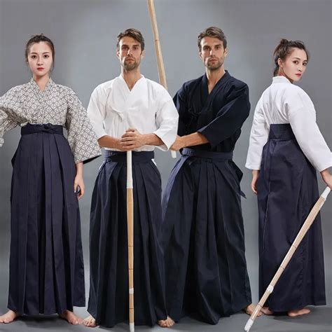 Kendo Uniforms Martial Arts Clothing Kendo Aikido Hapkido Martial Arts Keikogi And Hakama Suit ...