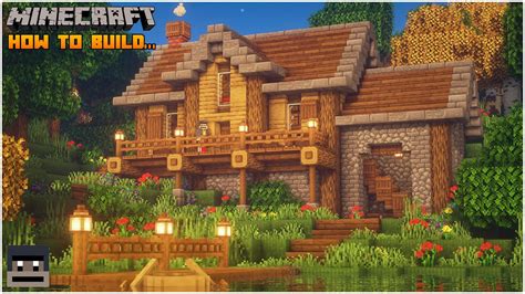 Minecraft Lake House Tutorial - YouTube