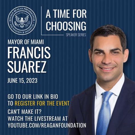 Mayor Francis Suarez on Twitter: "Invitation: next Thursday, June 15th ...