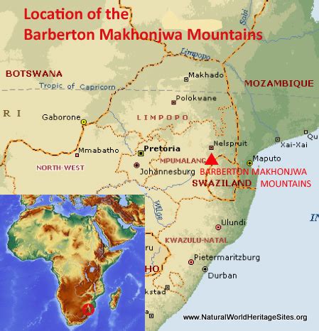 Barberton Makhonjwa Mountains | Natural World Heritage Sites