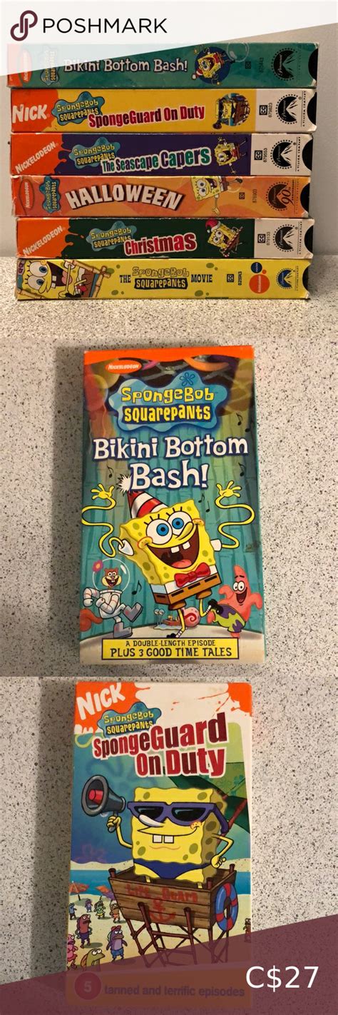 The Spongebob Squarepants Movie Vhs Ebay