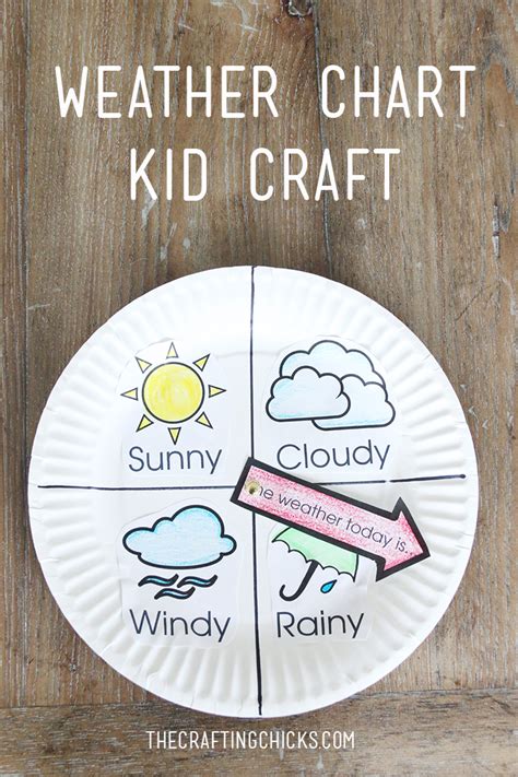 Weather Chart Kid Craft - The Crafting Chicks