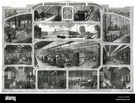 Royal Small Arms Factory, Enfield 1871 Stock Photo - Alamy