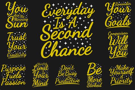 MOTIVATIONAL TYPOGRAPHY QUOTES BUNDLE VOL. 14 15731130 Vector Art at Vecteezy