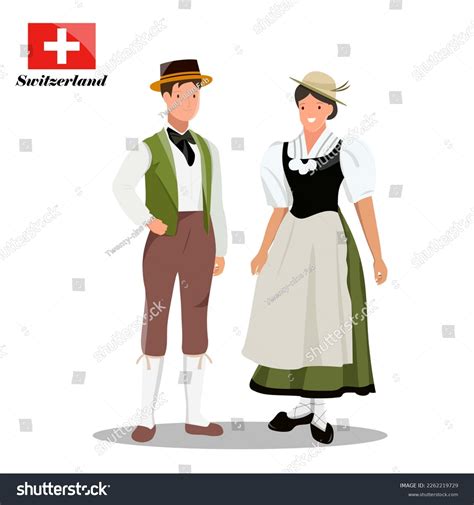 Switzerland People Icons Cartoon Characters Sketch Stock Illustration 2262219729 | Shutterstock