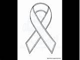 Basic Awareness Ribbon Coloring Page For Kids And Adults Digital  sketch template