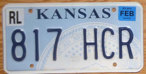 2015 Kansas vg | Automobile License Plate Store: Collectible License Plates for Less