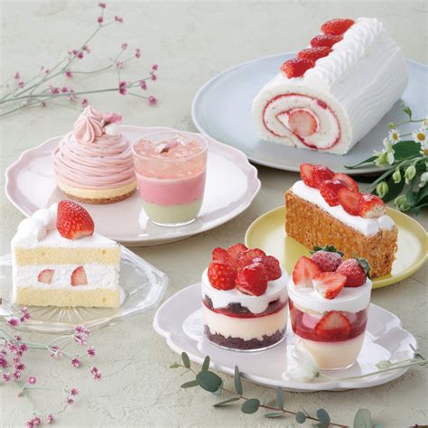 New cherry blossom/strawberry desserts will be sold by "Patisserie Kihachi." | MOSHI MOSHI ...