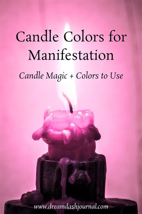 Candle colors for manifestation Purple Candle Magic, Candle Magic ...