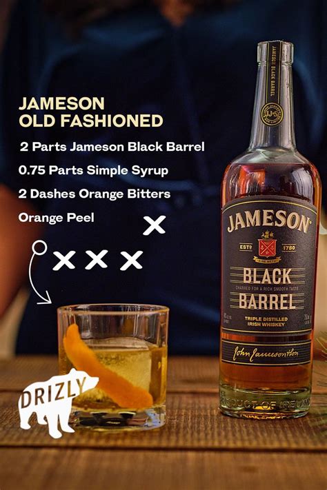 Make a Jameson Old Fashioned. | Irish whiskey, Whiskey cocktails easy, Bartender drinks recipes