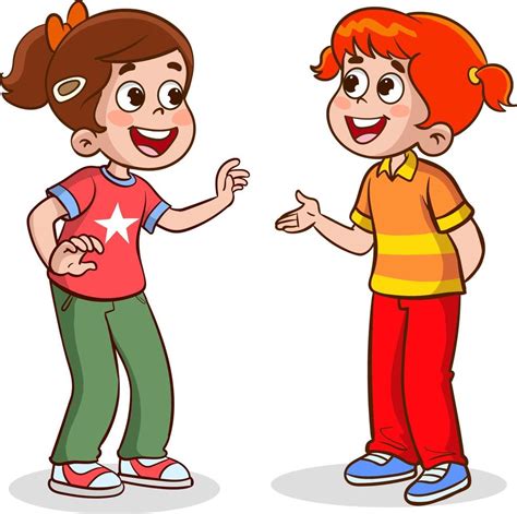 little kid say hello to friend and go to school together 13479813 Vector Art at Vecteezy