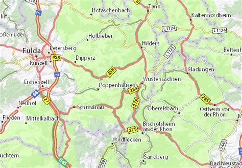 MICHELIN Wasserkuppe map - ViaMichelin