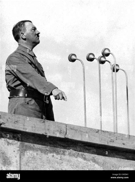 Adolf Hitler speaks at the Nuremberg Rally 1936 Stock Photo - Alamy