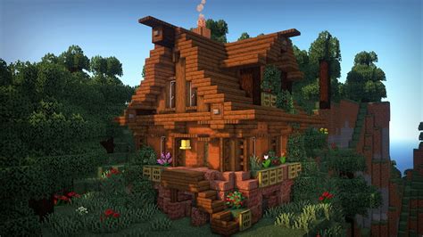 Minecraft Mountain Cabin